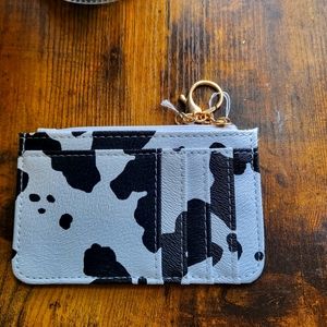 Cow print Keychain Wallet